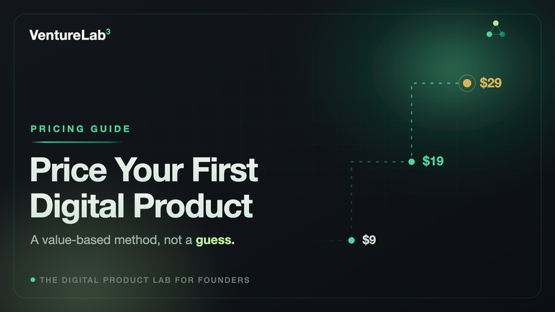 How to Price Your First Digital Product Without Guessing