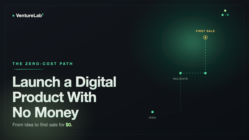 How to Launch a Digital Product With No Money