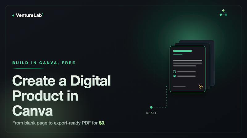 How to Create a Digital Product With Canva for Free