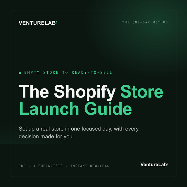 The Shopify Store Launch Guide